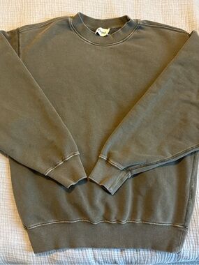 Elwood Olive Green Crewneck Sweatshirt